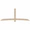 Ekena Millwork Bellingham Smooth Timber Gable Bracket, Douglas Fir, 108"W x 45"H x 3 1/2"D x 5 1/2"F, 10/12 Pitch GBW108X45X0406BEL00SDF - alternate 1